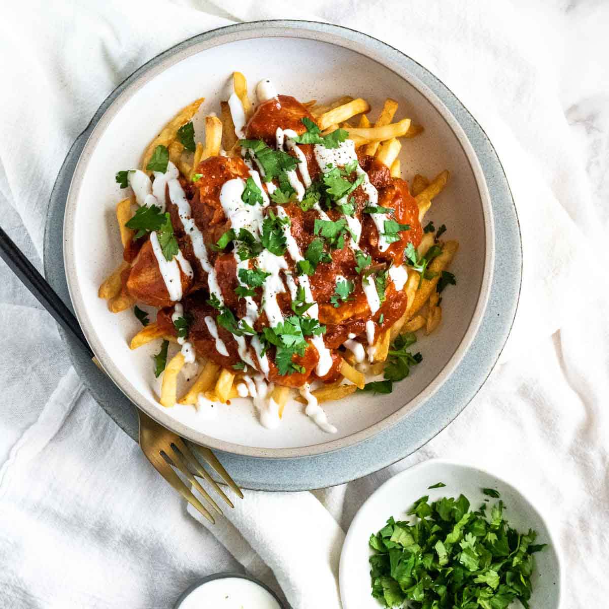 Loaded Butter Chicken Wedges