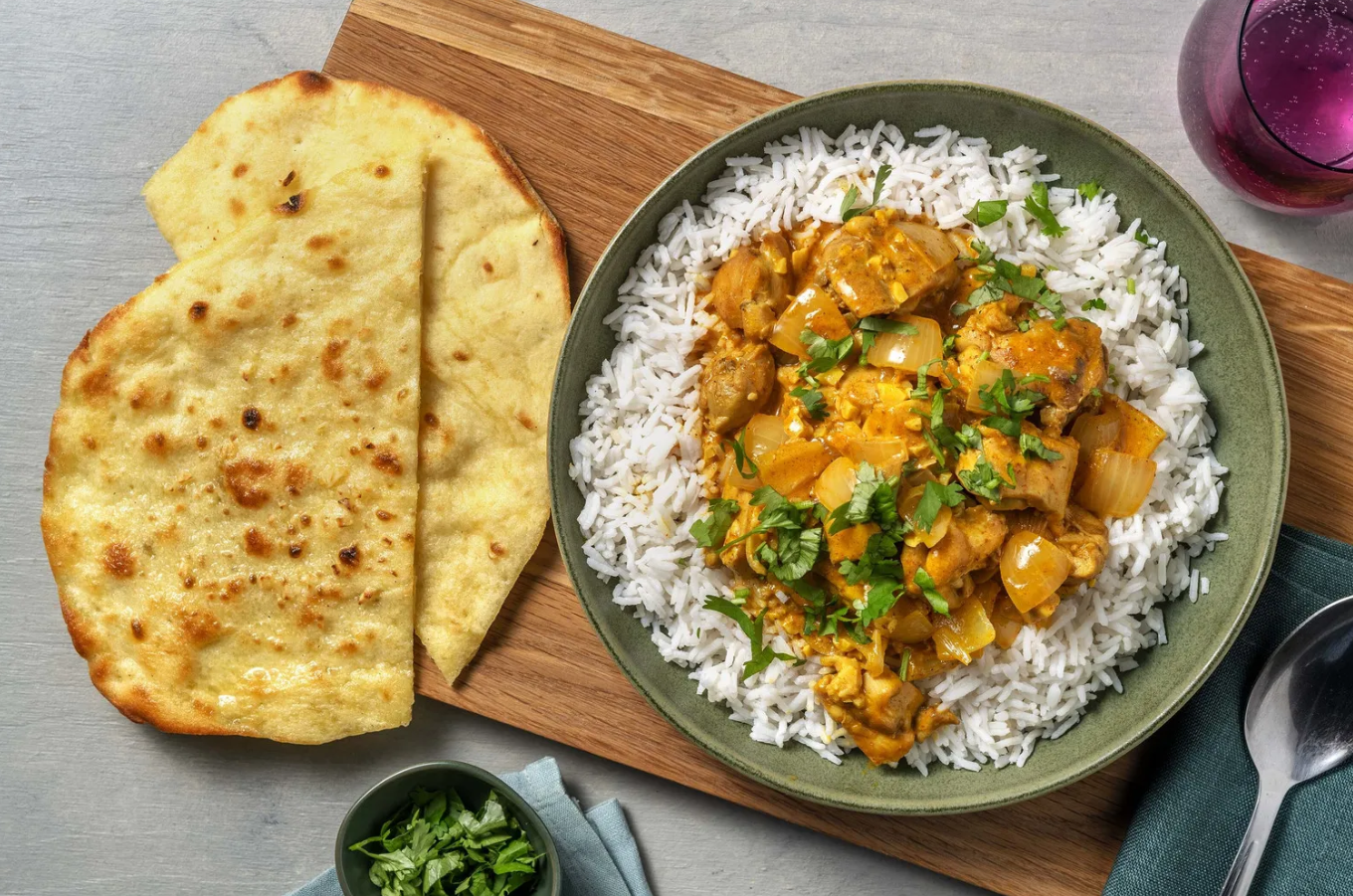 Chicken Korma Combo