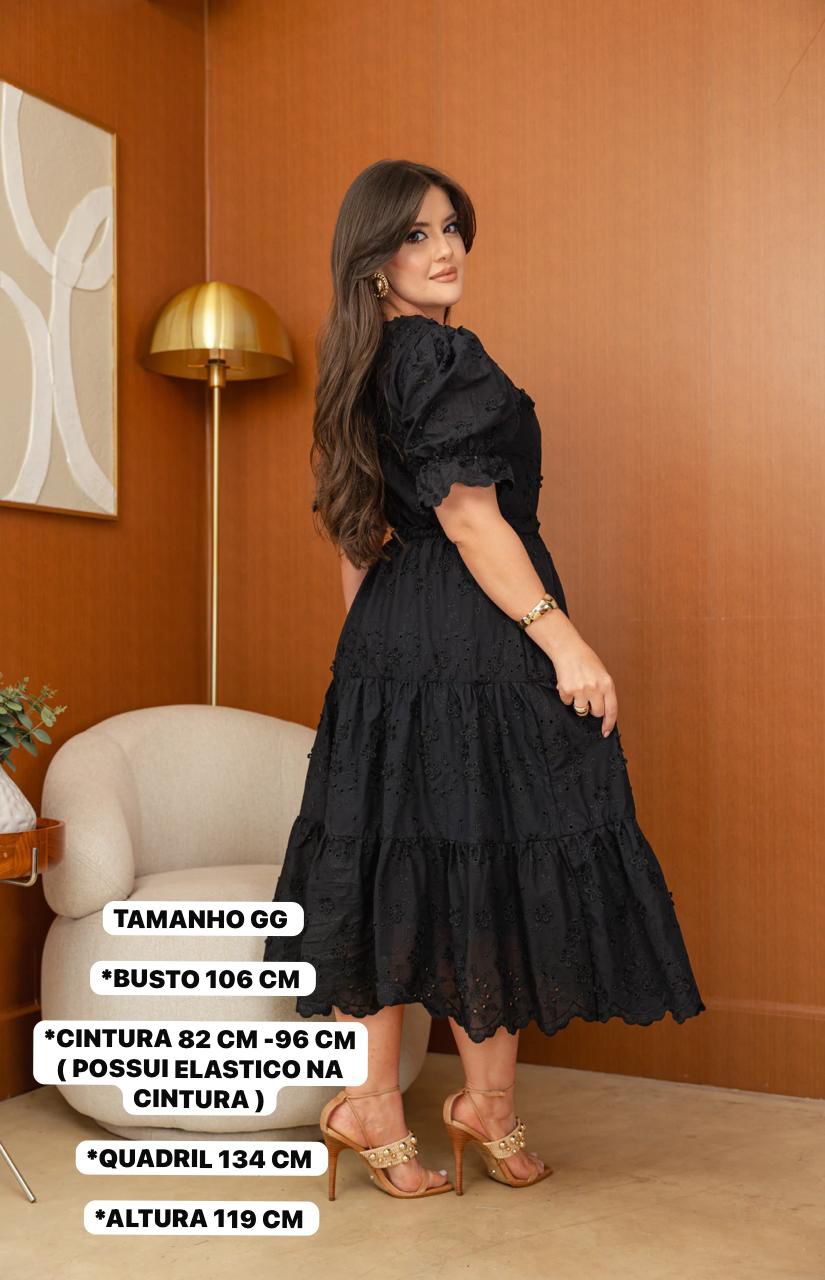 Vestido preto Eduarda GG