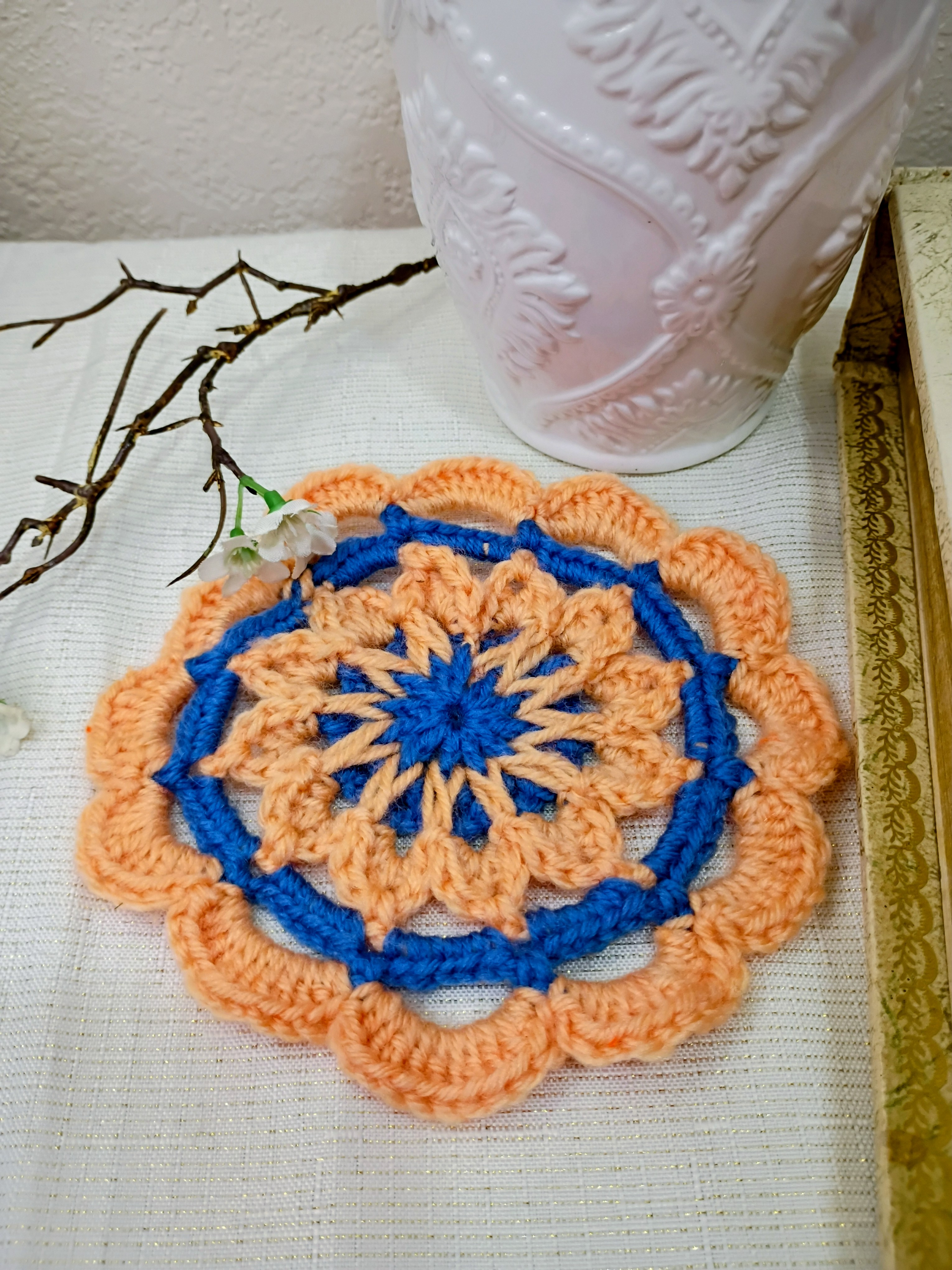 WHEELS OF FIRE CROCHET MOTIF PATTERN