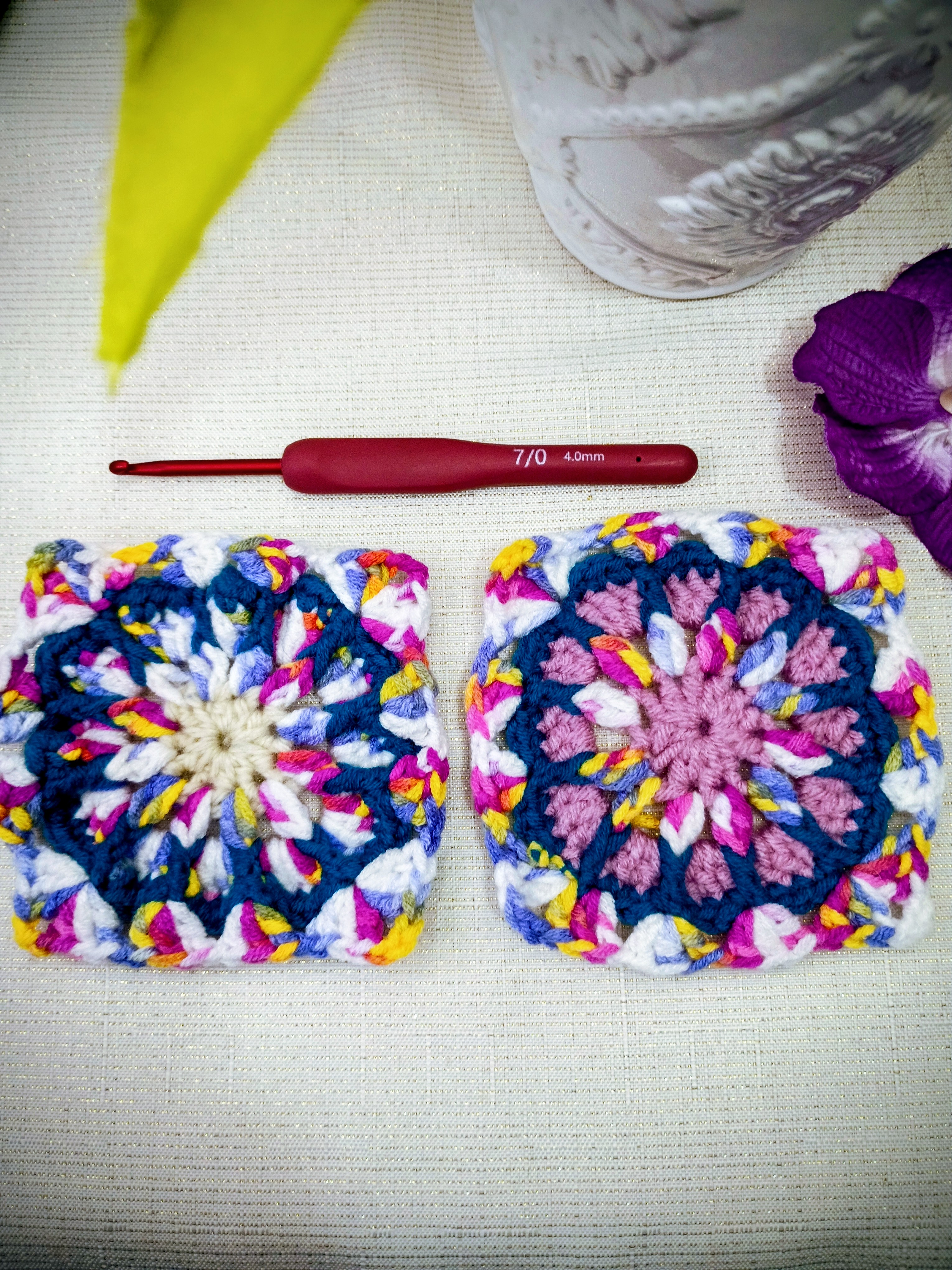 PRISM GRANNY SQUARE Crochet Pattern