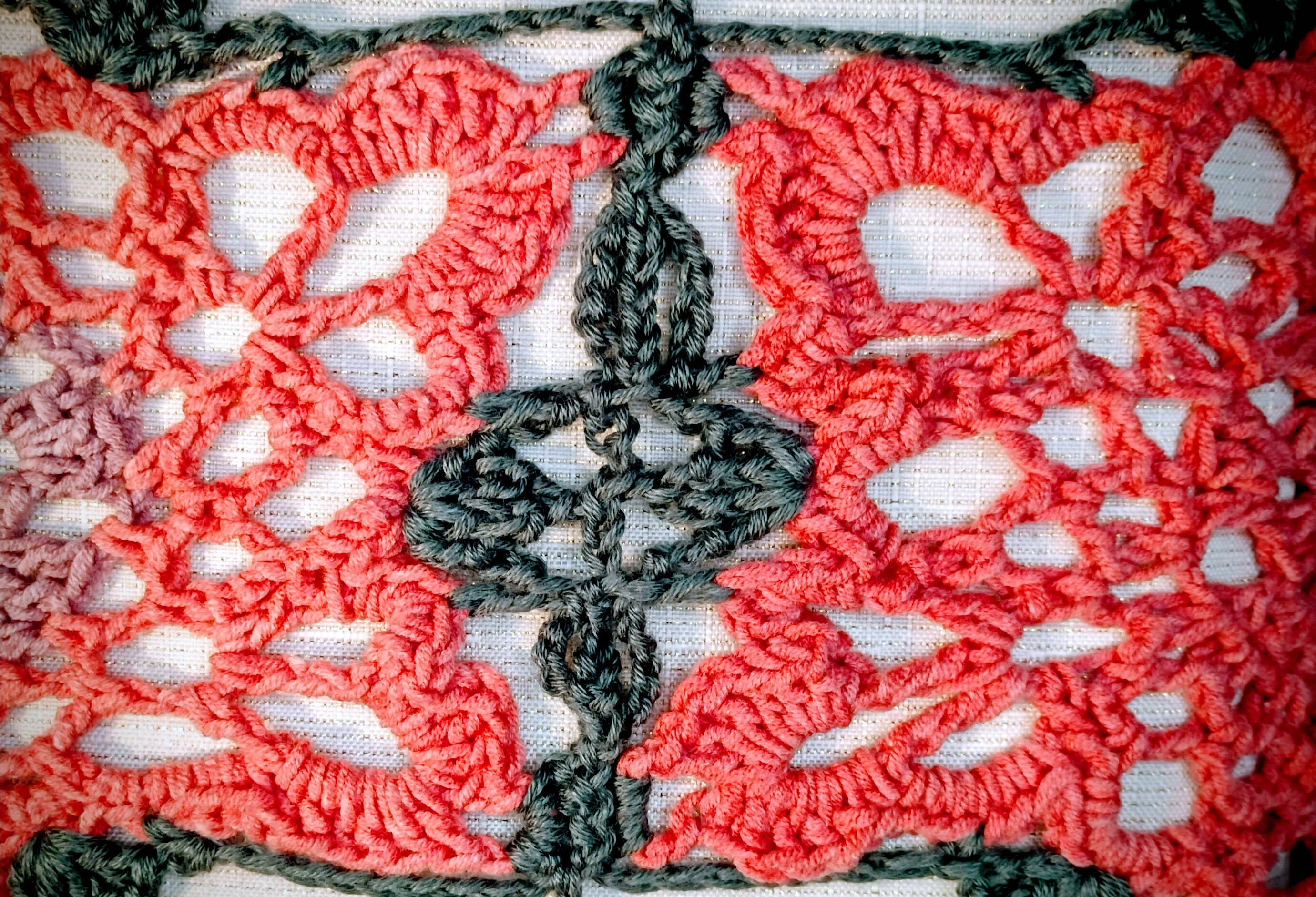 3 Day Crochet Snowflake Scarf 