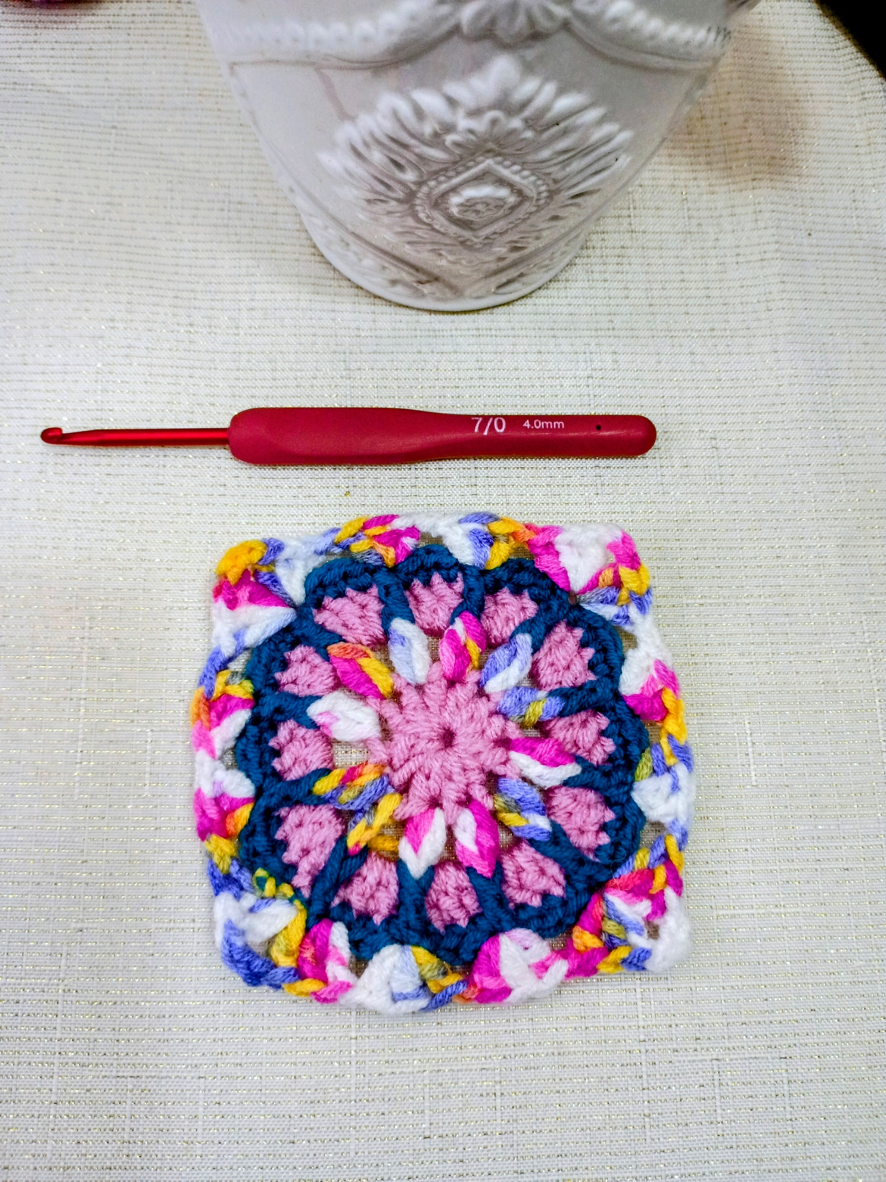 PRISM GRANNY SQUARE Crochet Pattern