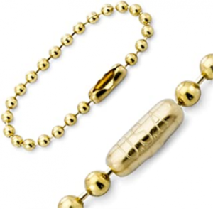 Set of 100 4" Ball Chains for hanging tags