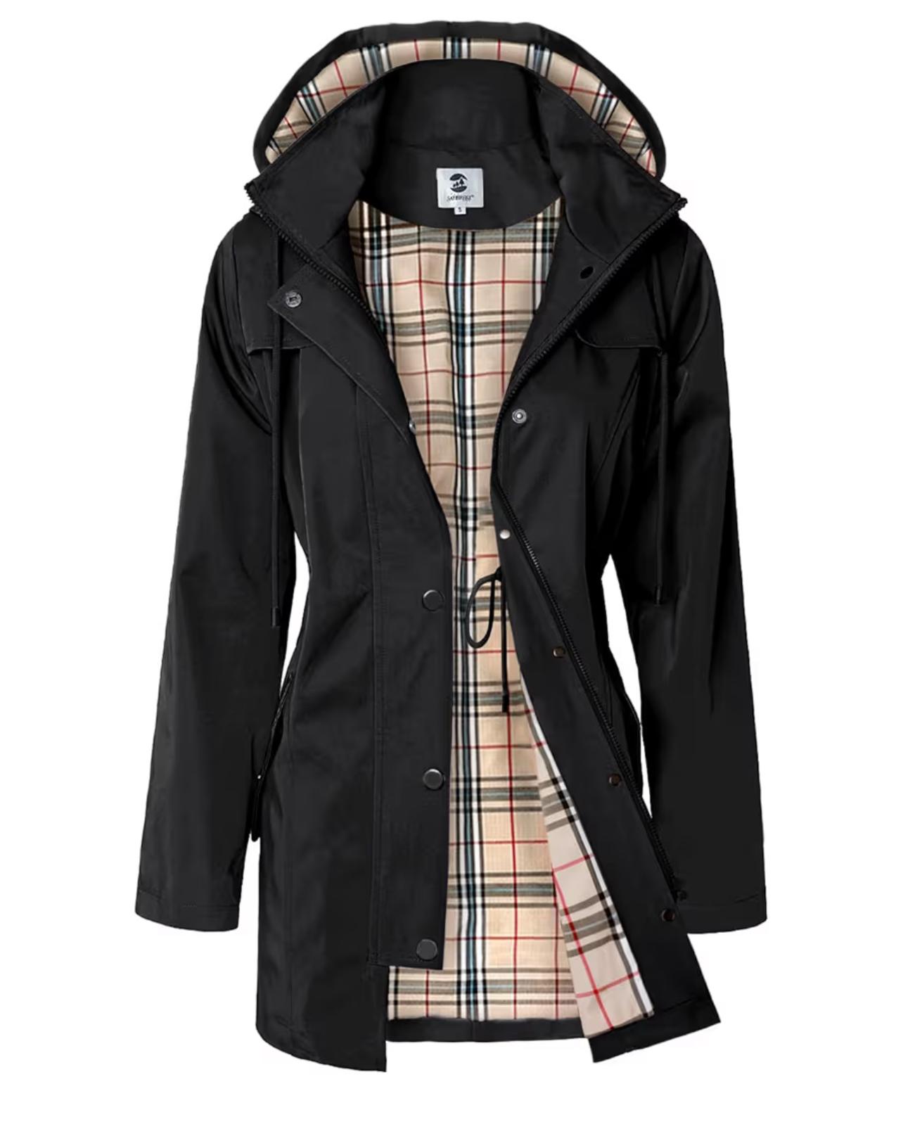 Women's Hooded Raincoat