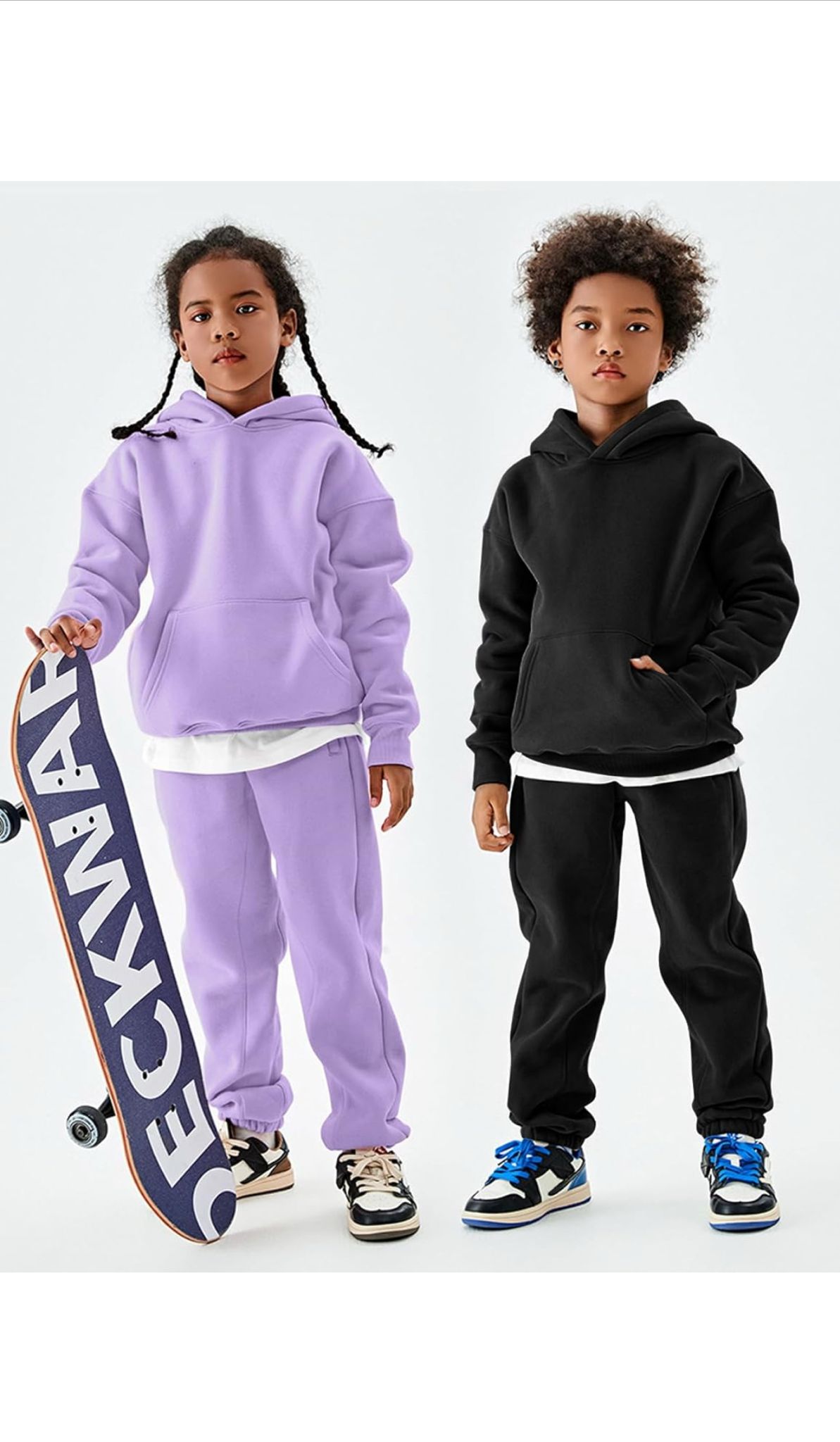 KIDS OUTDOOR HOODIES AND PANTS 2 PIC