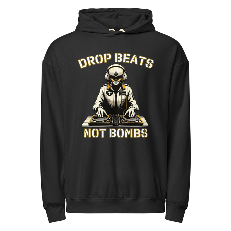 Drop Beats Not Bombs Unisex Hoodie