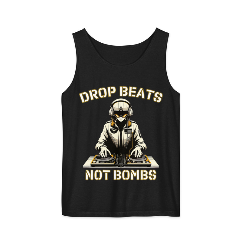 Drop Beats Not Bombs Unisex Tank Top