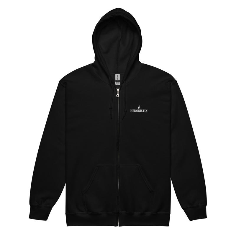 Unisex heavy blend zip hoodie - HEDONISTIX EMBROIDERED
