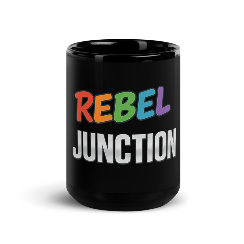 Black Glossy Mug - REBEL JUNCTION