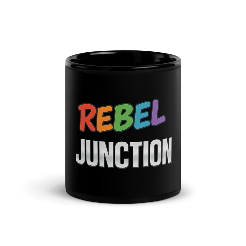 Black Glossy Mug - REBEL JUNCTION