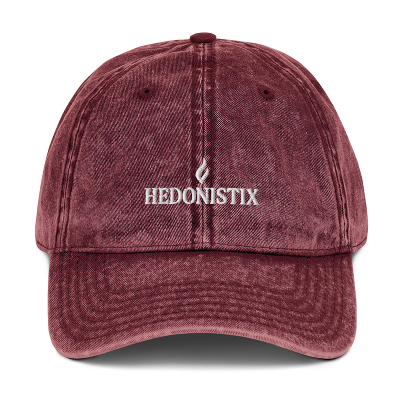 Vintage Cotton Twill Cap -  HEDONISTIX Embroidered