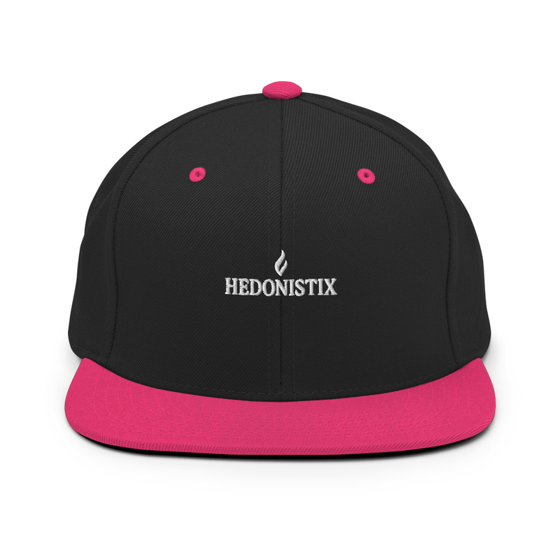 Snapback Hat - HEDONISTIX Embroidered