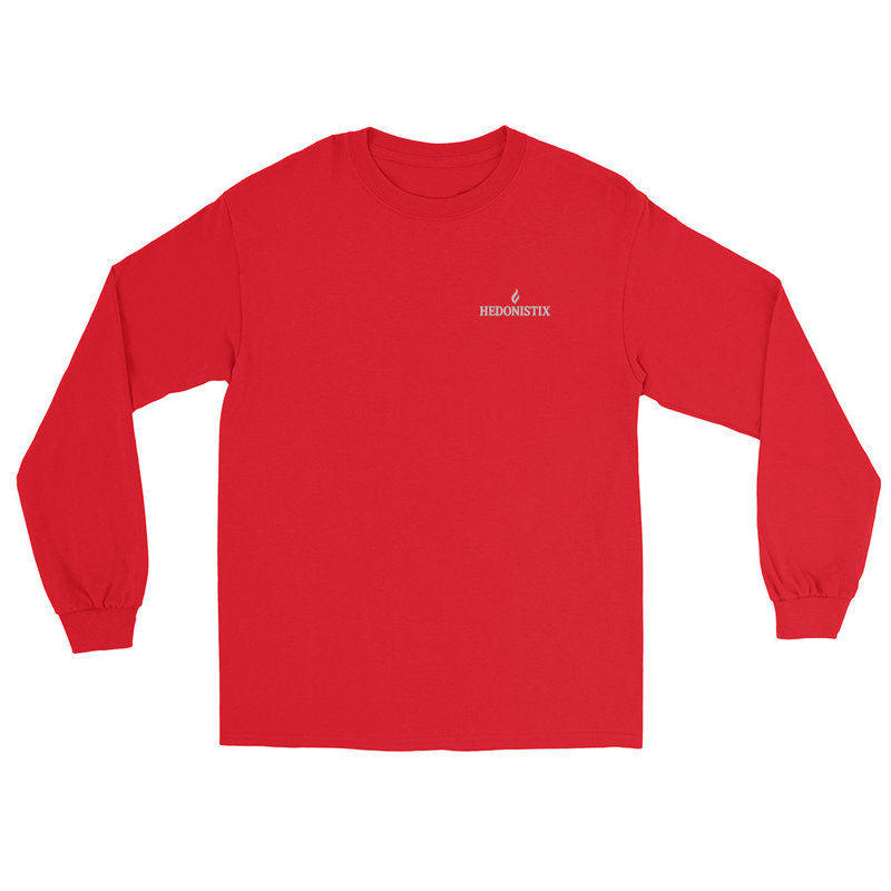 Men’s Long Sleeve Shirt HEDONISTIX  Embroidered