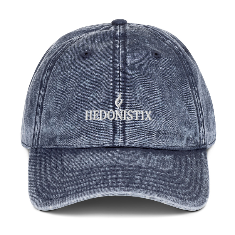 Vintage Cotton Twill Cap - HEDONISTIX Embroidered