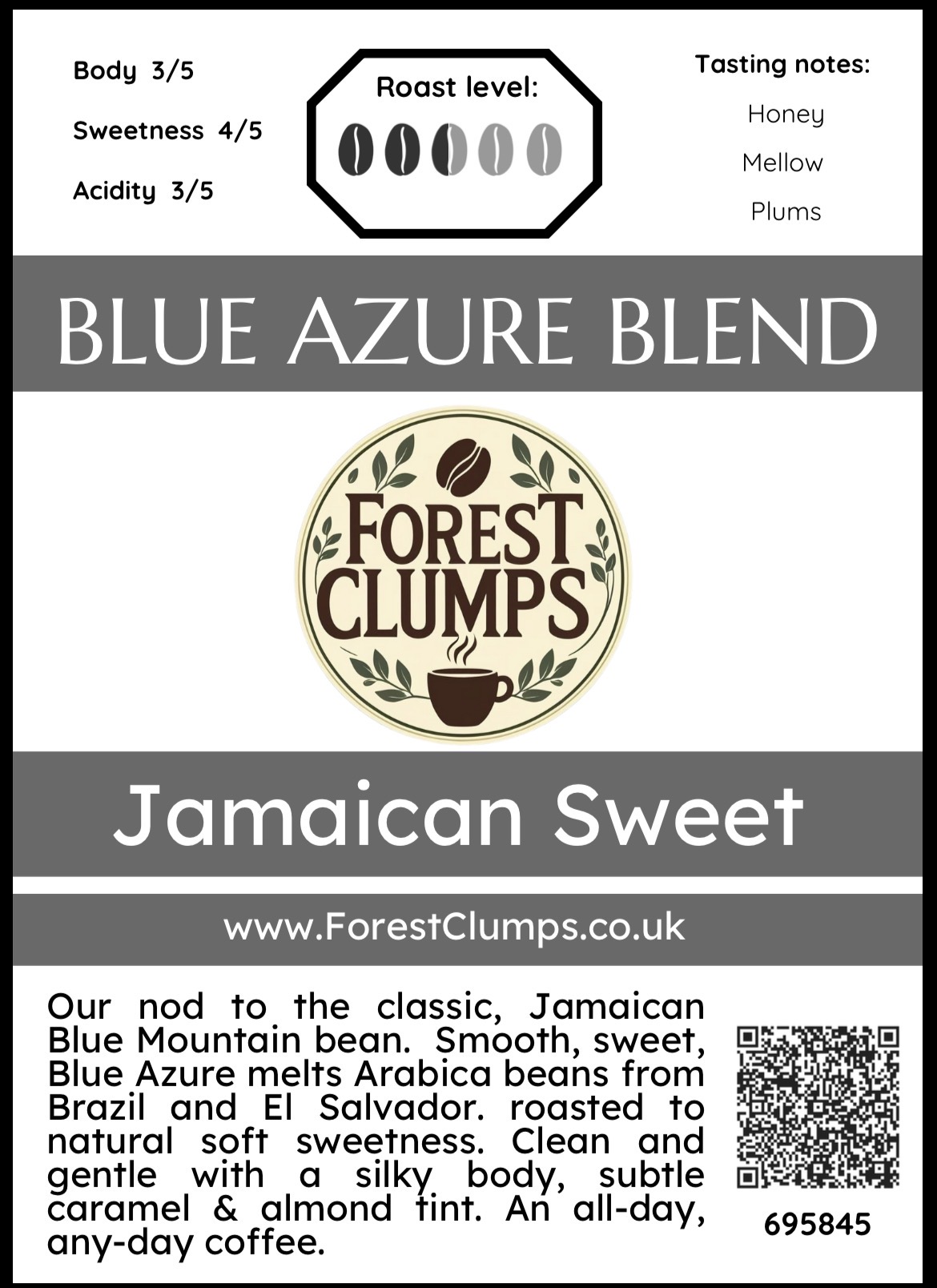 Blue Azure Blend - Jamaican Sweet Coffee