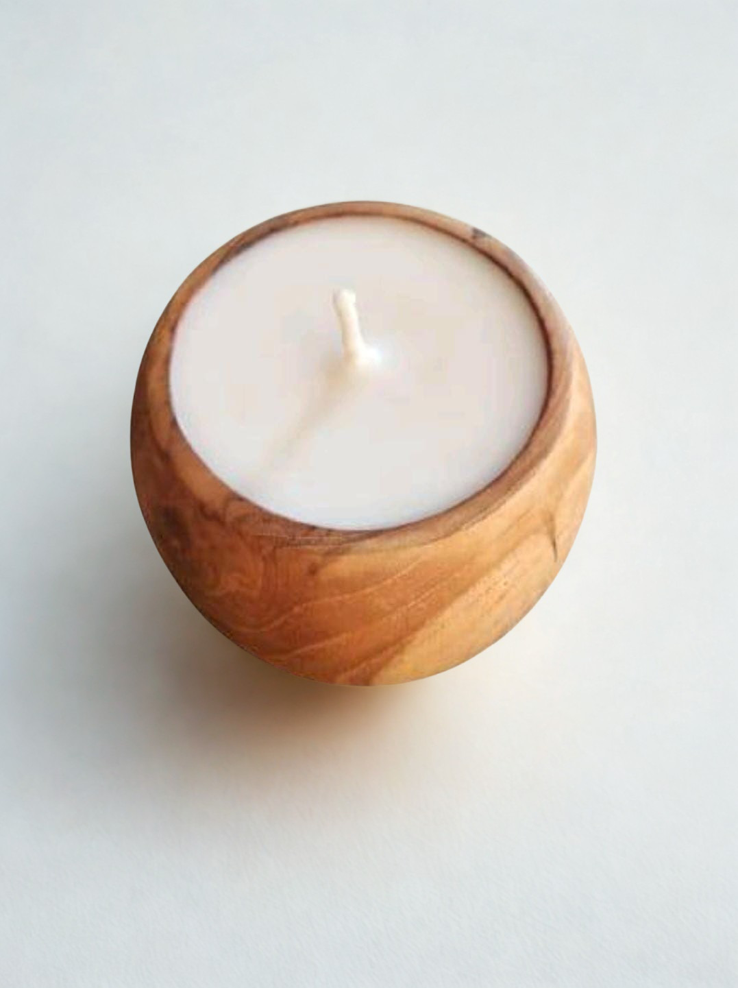 Wooden Bowl Scented Candle