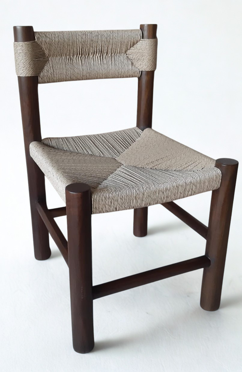 Woven Rope Wooden Chair