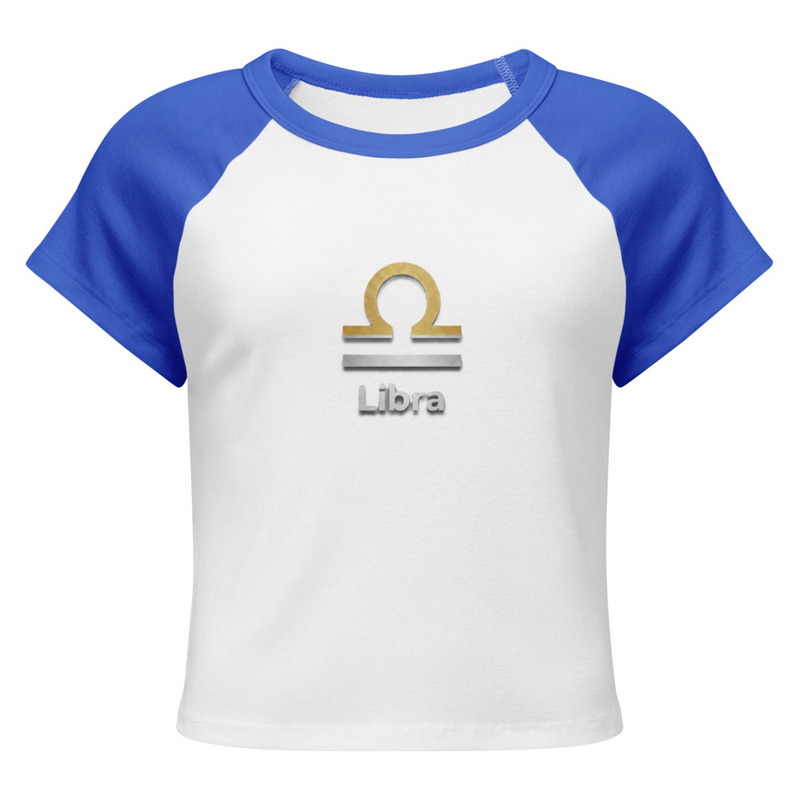 Libra Women’s micro rib raglan baby tee