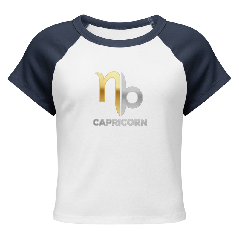 Capricorn Women’s micro rib raglan baby tee