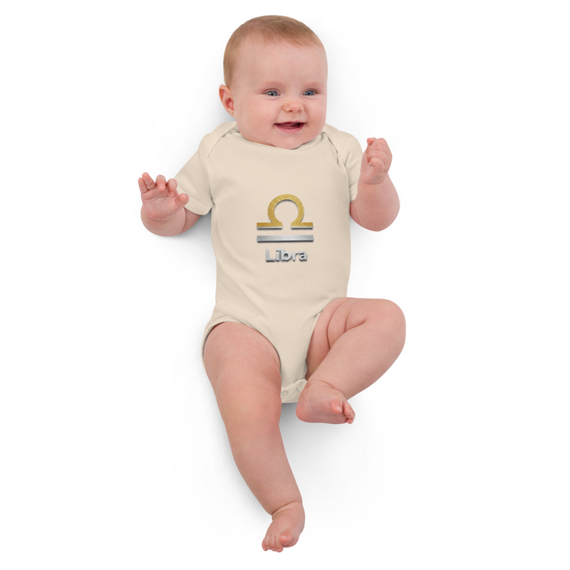 Libra Organic cotton baby bodysuit