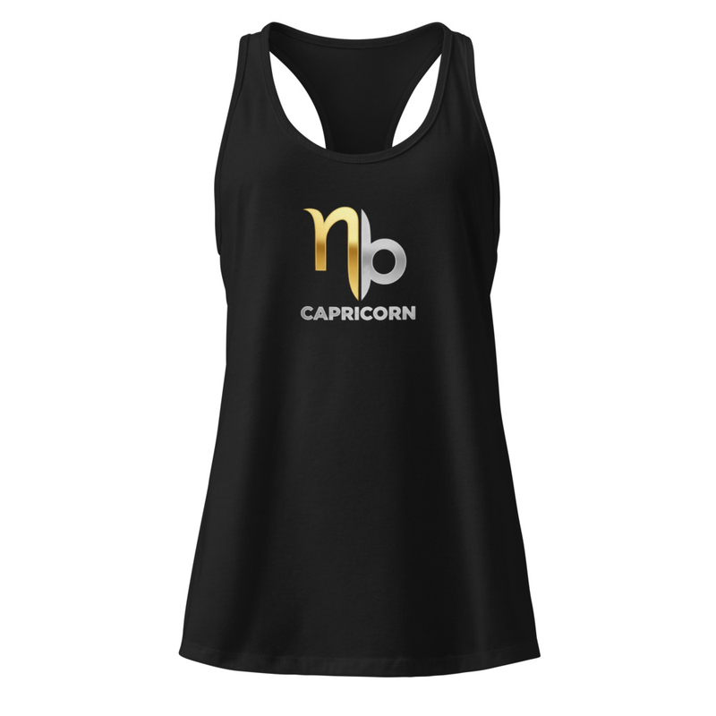 Capricorn Women’s fitted racerback tank top