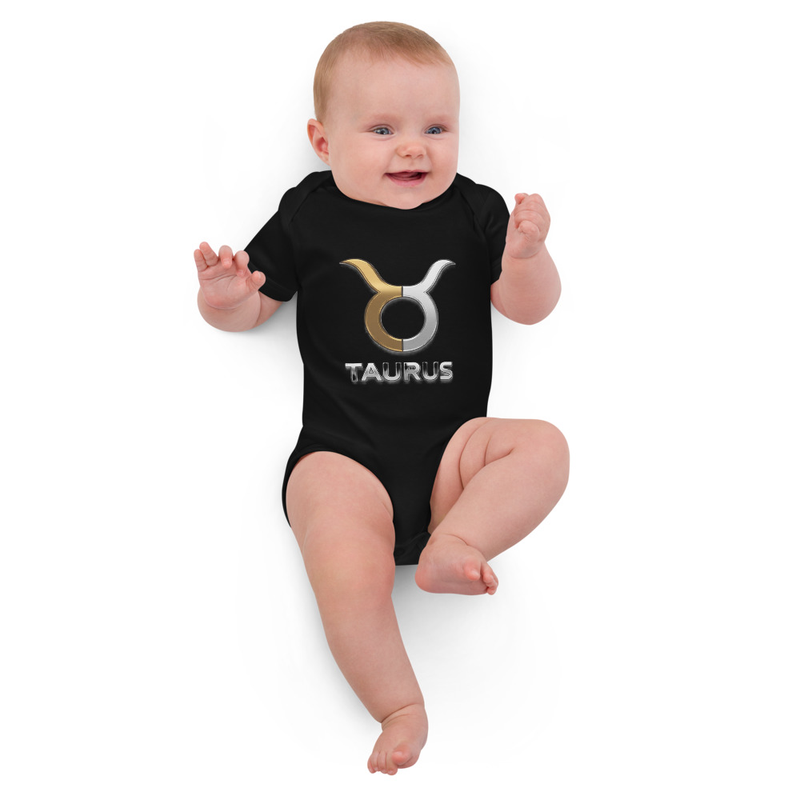Taurus Organic cotton baby bodysuit