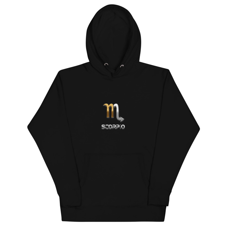 Scorpio Black Hoodie