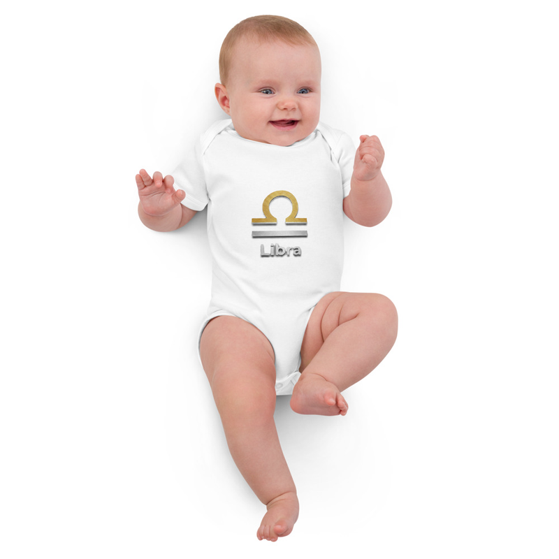 Libra Organic cotton baby bodysuit