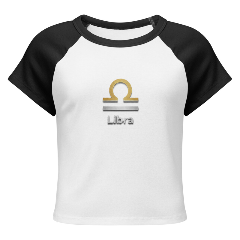 Libra Women’s micro rib raglan baby tee