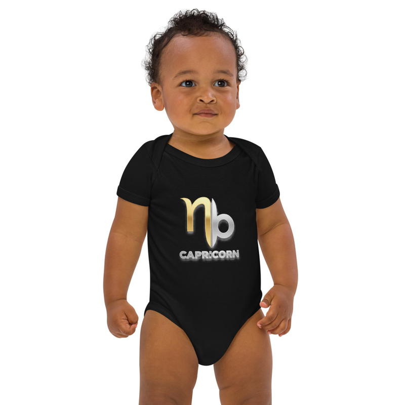 Capricorn Organic cotton baby bodysuit