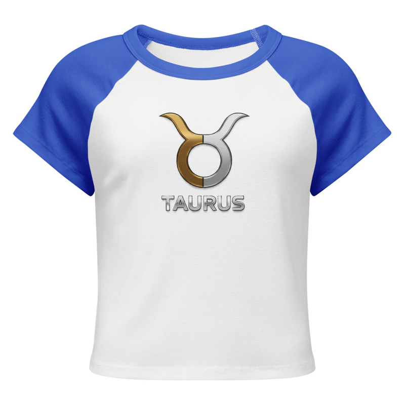 Taurus Women’s micro rib raglan baby tee