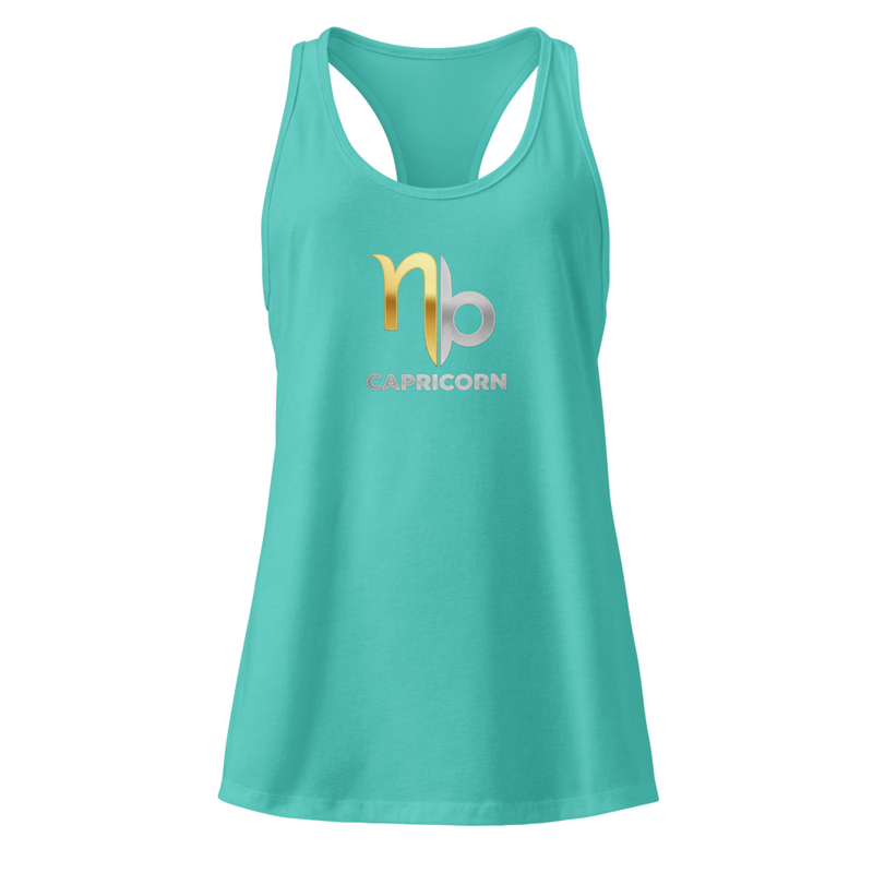 Capricorn Women’s fitted racerback tank top