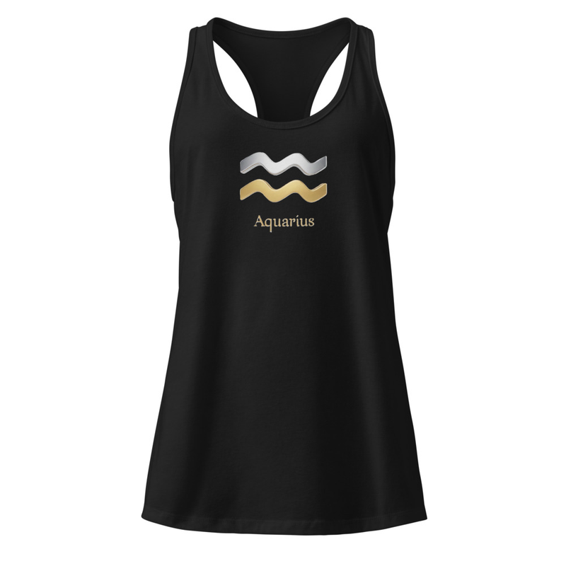 Aquarius Women’s fitted racerback tank top