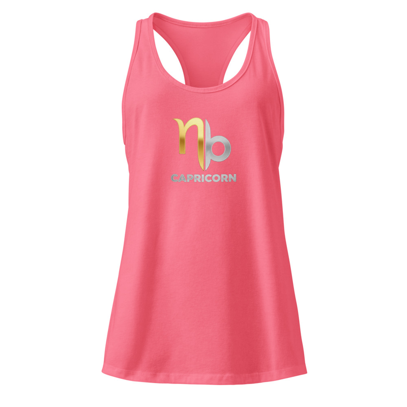 Capricorn Women’s fitted racerback tank top