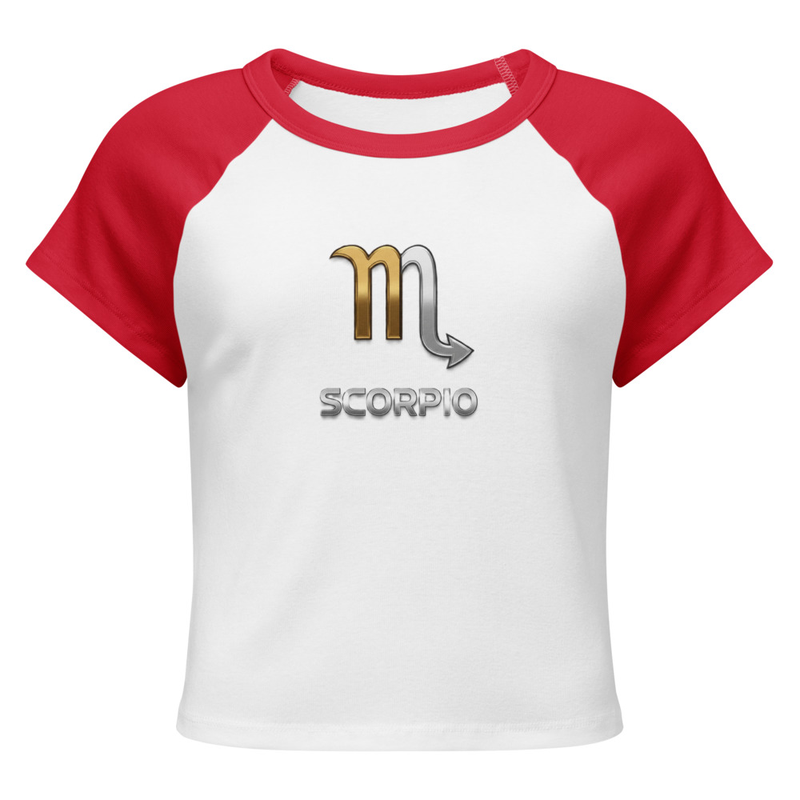 Scorpio Women’s micro rib raglan baby tee