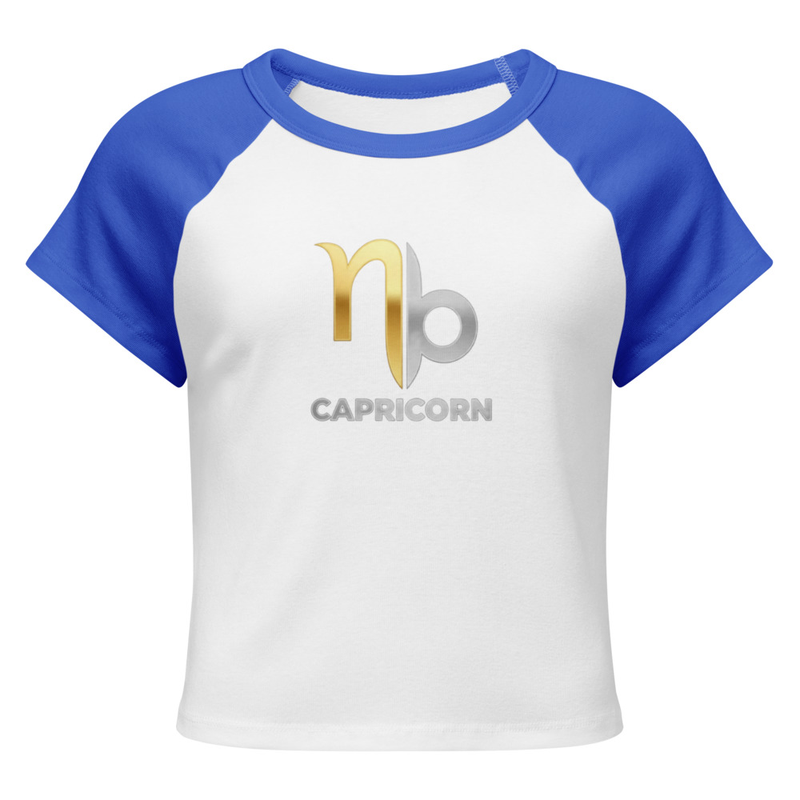 Capricorn Women’s micro rib raglan baby tee