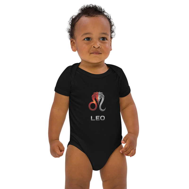 Leo Organic cotton baby bodysuit
