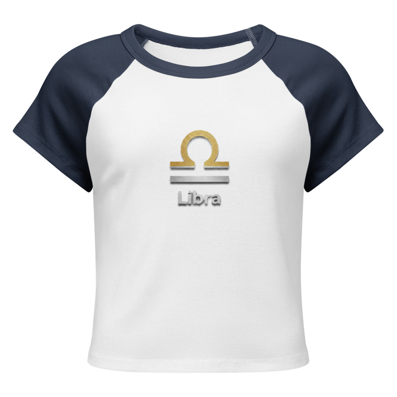 Libra Women’s micro rib raglan baby tee