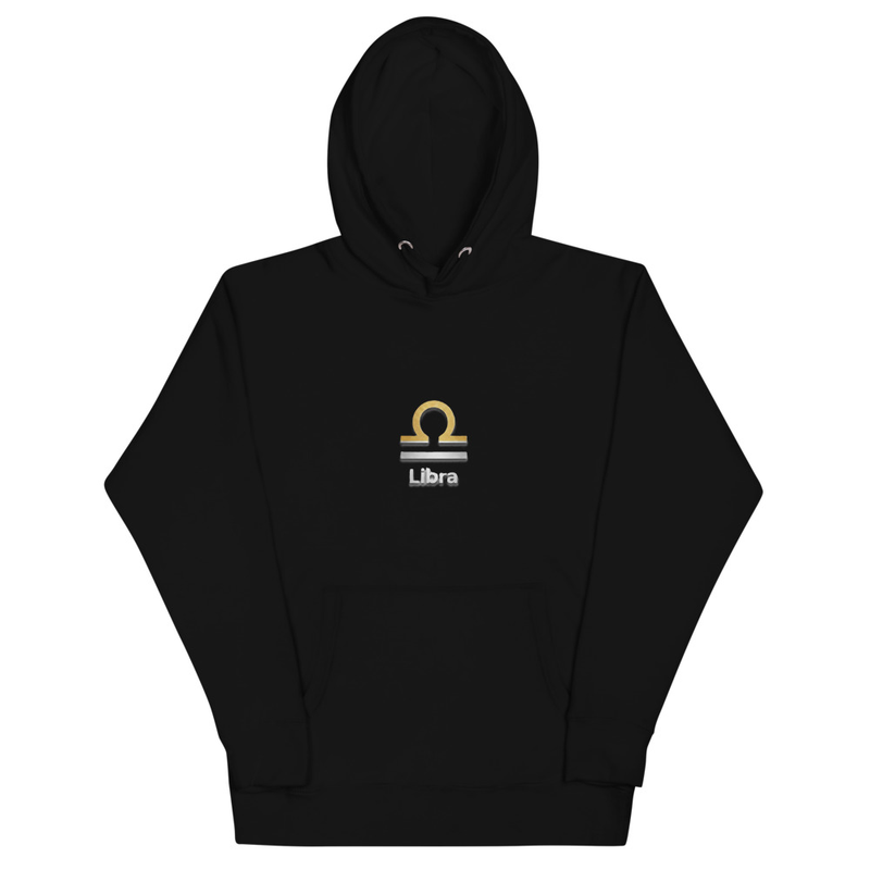 Libra Black Hoodie