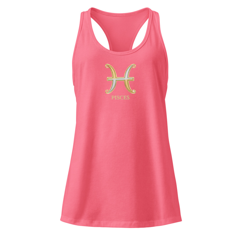 Pisces Women’s fitted racerback tank top
