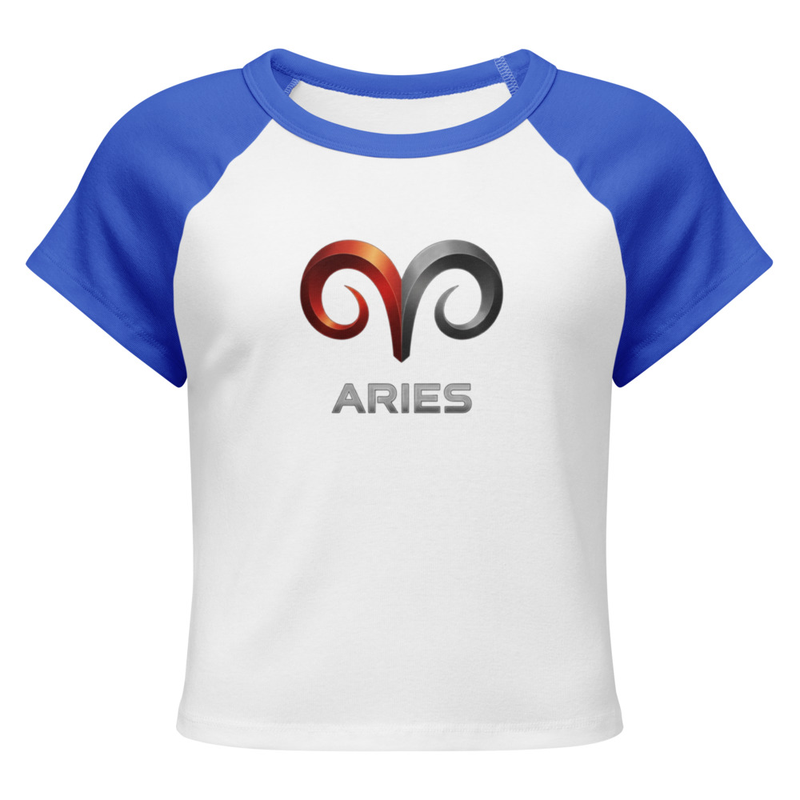 Aries Women’s micro rib raglan baby tee