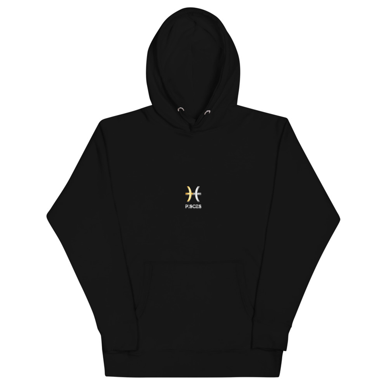 Pisces Black Hoodie
