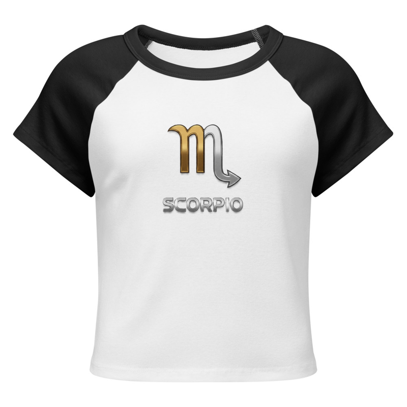 Scorpio Women’s micro rib raglan baby tee