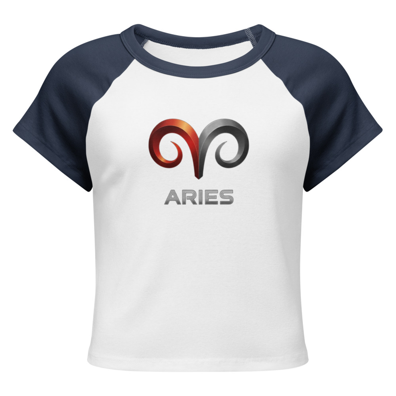 Aries Women’s micro rib raglan baby tee