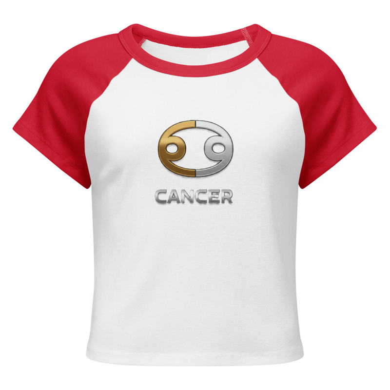 Cancer Women’s micro rib raglan baby tee