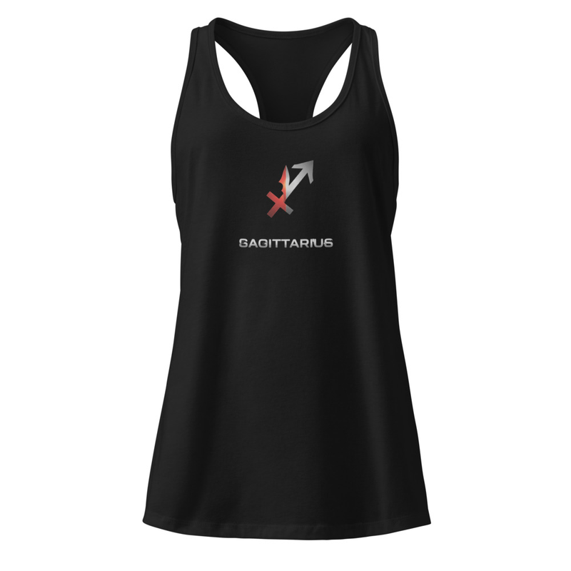 Sagittarius Women’s fitted racerback tank top