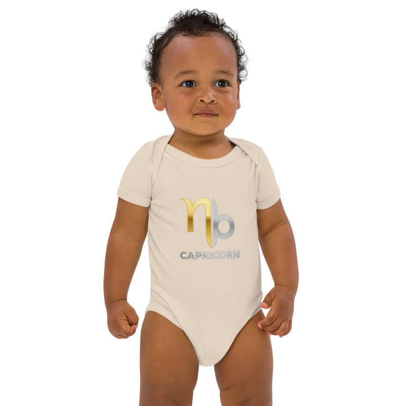 Capricorn Organic cotton baby bodysuit