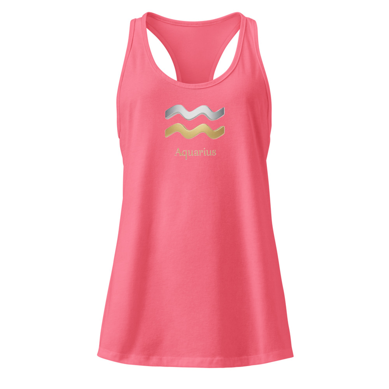 Aquarius Women’s fitted racerback tank top