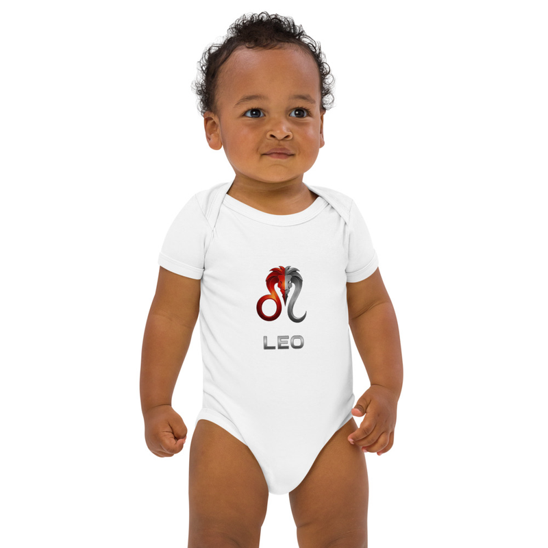 Leo Organic cotton baby bodysuit